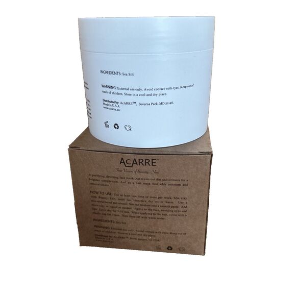 Acarre Beauty Refresh Multi-Use Bioactive Clay Mask Powder Purifying 7 oz/200 gr - Picture 4 of 5